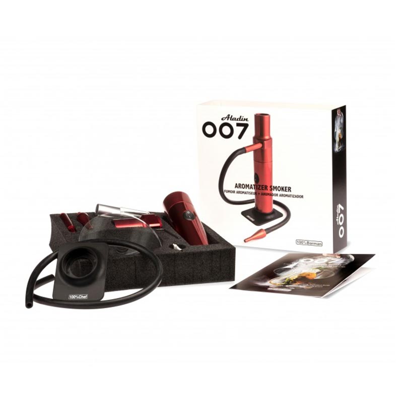 100% Chef 100% شيف علاء الدين 007 مدخن كوكتيل، أحمر