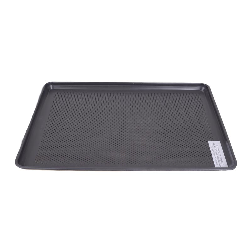 Almetal الميتال طاسة الومنيوم مطلى ايطالي مخرمة قابلة للطي، 2 مم، 40×80 سم، اسود