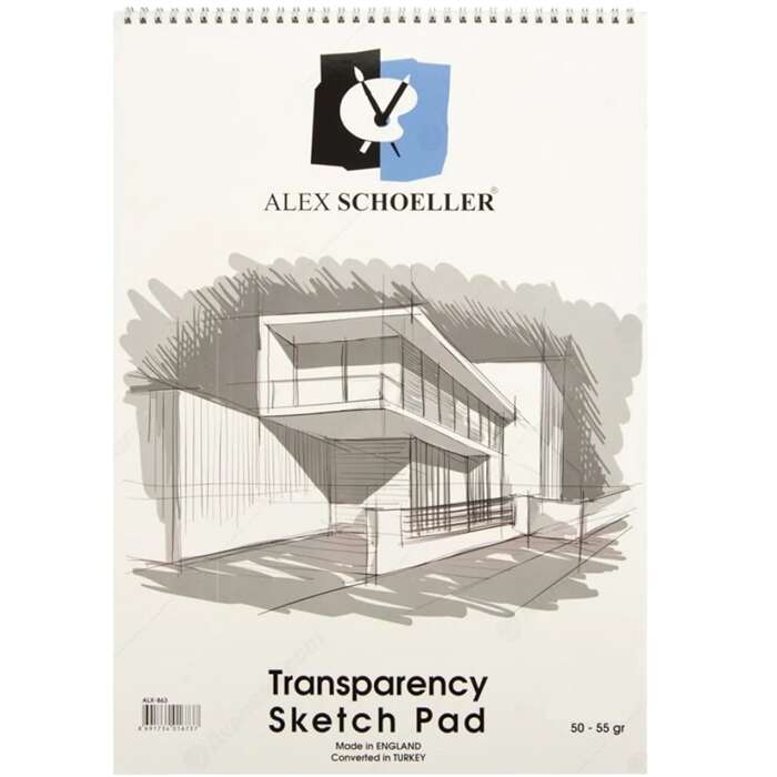 Alex Schoeller دفتر أليكس شولر آيدنغر للرسم الحلزوني 55 جرام A5 30 ورقة