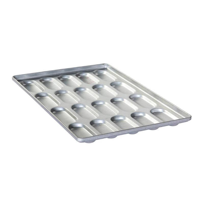 Almetal صينية خبز الساندوتشات المنيوم، 15 حجرة، 49x74 سم
