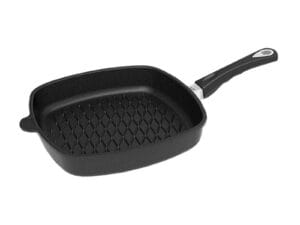 AMT Gastroguss مقلاة شواء من حديد الزهر من ام تي E285ge، 28×28 سم