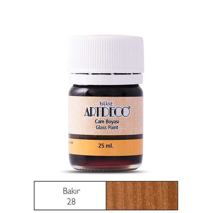 Artdeco طلاء زجاج ارتديكو 25 مل نحاس