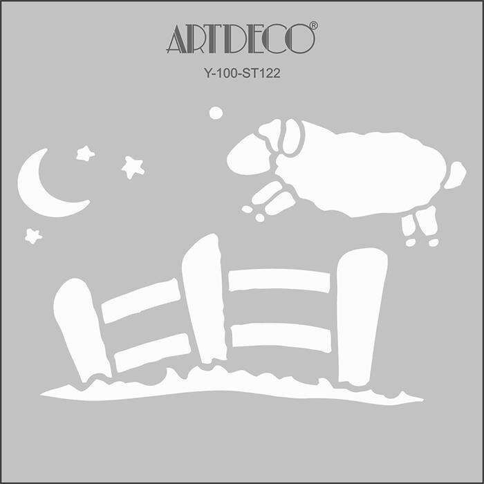 Artdeco ارتديكو استنسل 30x30 سم خروف