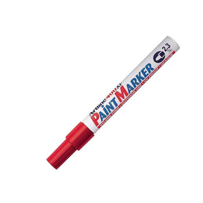 Artline قلم طلاء ارتلاين 400xf مقاس 2.3 ملم أحمر