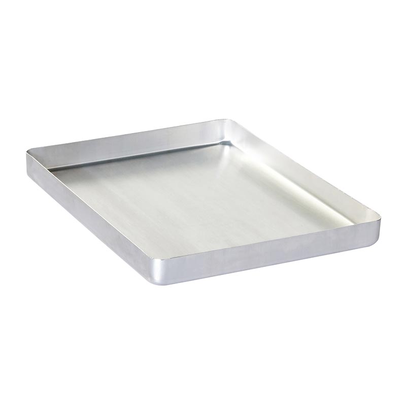 Almetal صينية بقلاوة المنيوم سميكة زاوية، 25x35x3.5 سم