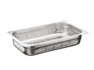 Bilge Inox بيلج إينوكس جي إن 1/1-200 مم حوض استحمام مثقوب من الفولاذ المقاوم للصدأ