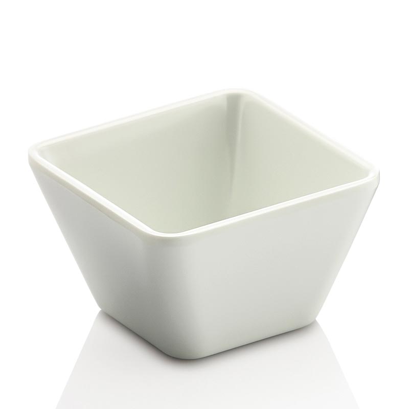 Biradlı 206503b وعاء صلصة ميلامين، 7x7x4 سم، أبيض