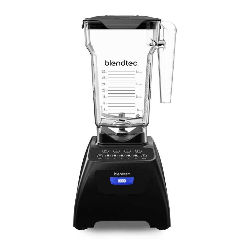 Blendtec خلاط بليندتيك كلاسيك 575، 3 حصان، 2+2 برنامج، 1560 واط، أسود