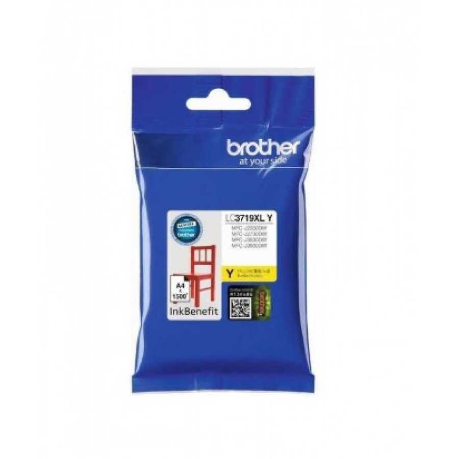 خرطوشة Brother Lc3719xl الأصلية باللون الأصفر