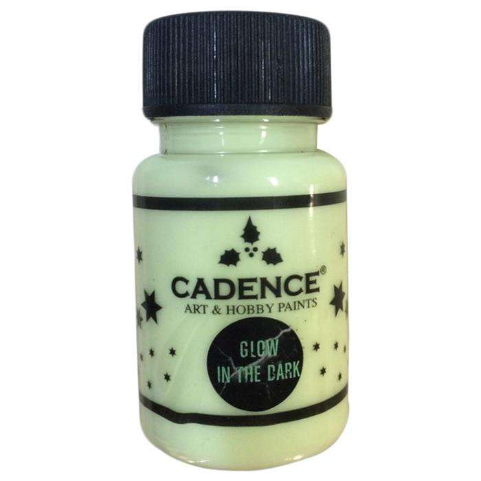 Cadence طلاء كادينس يتوهج في الظلام باللون الأخضر الطبيعي 50 مل 578 (طلاء نيون يتوهج في الظلام)
