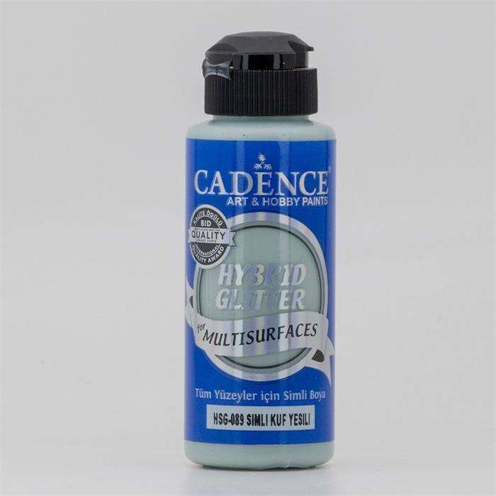 Cadence طلاء أكريليك لامع متعدد الأسطح من كادينس هايبرد 120 مل قالب أخضر Hsg089