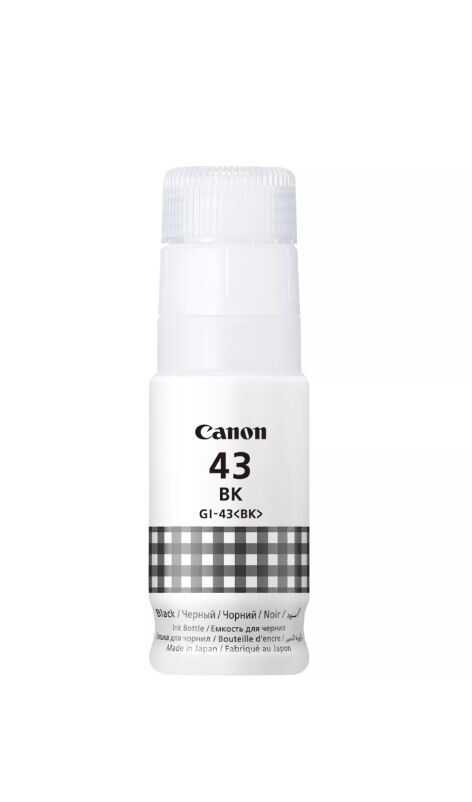 حبر زجاجة أسود أصلي من Canon GI-43bk