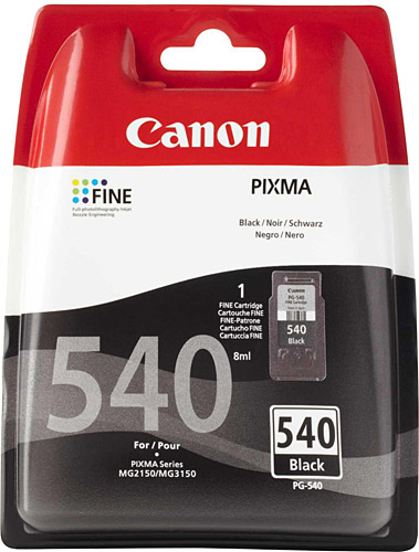 Canon خرطوشة كانون Pg-540 Mx-395 السوداء الأصلية