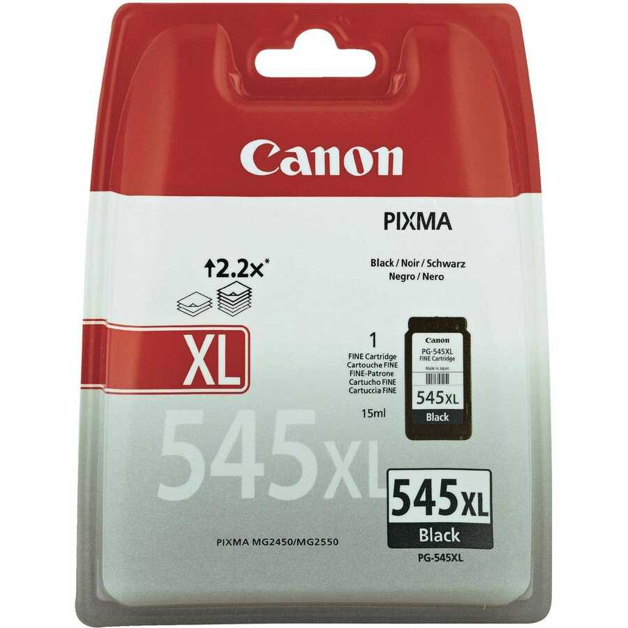 Canon خرطوشة الحبر الأسود Pg-545xl من كانون