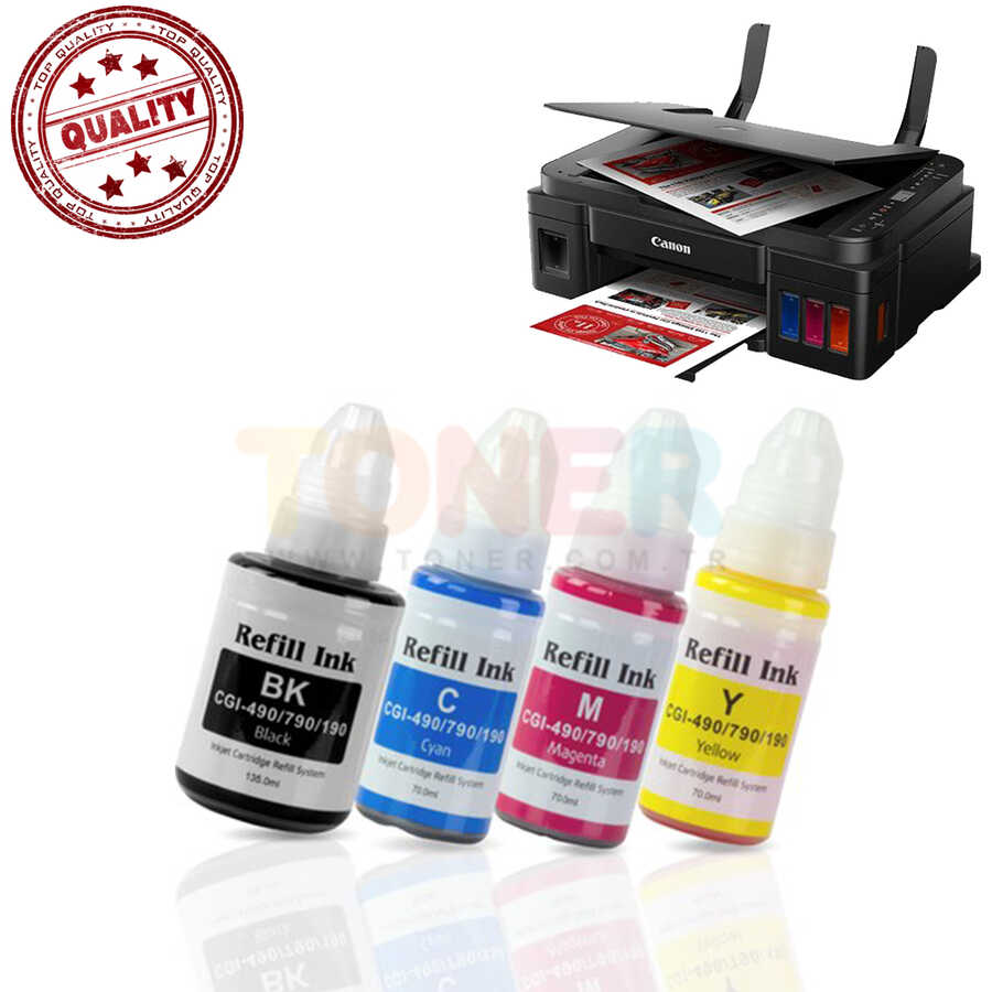 مجموعة حبر Canon Pixma G2411 جميع الألوان