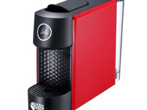 Coffee Tech ماكينة تحضير القهوة جوليا كبسولة Cn-l0201 من كوفي تك، متوافقة مع كبسولات نسبرسو، أحمر