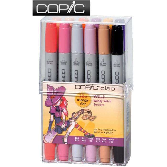 Copic طقم كوبيك تشاو 12 قطعة