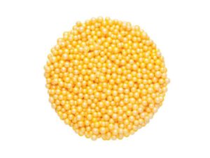 GUSTO دكتور. جوستو 2 مم خرز أصفر 90 جرام