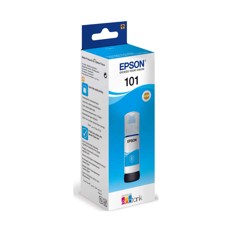 Epson إبسون 101 Ecotank C13t03v24a الحبر الأزرق الأصلي