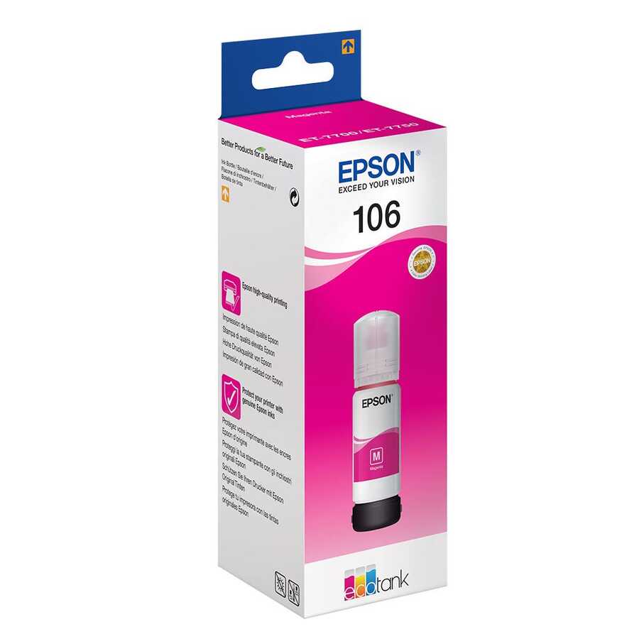 Epson إبسون 106-c13t00r340 الحبر الأحمر الأصلي