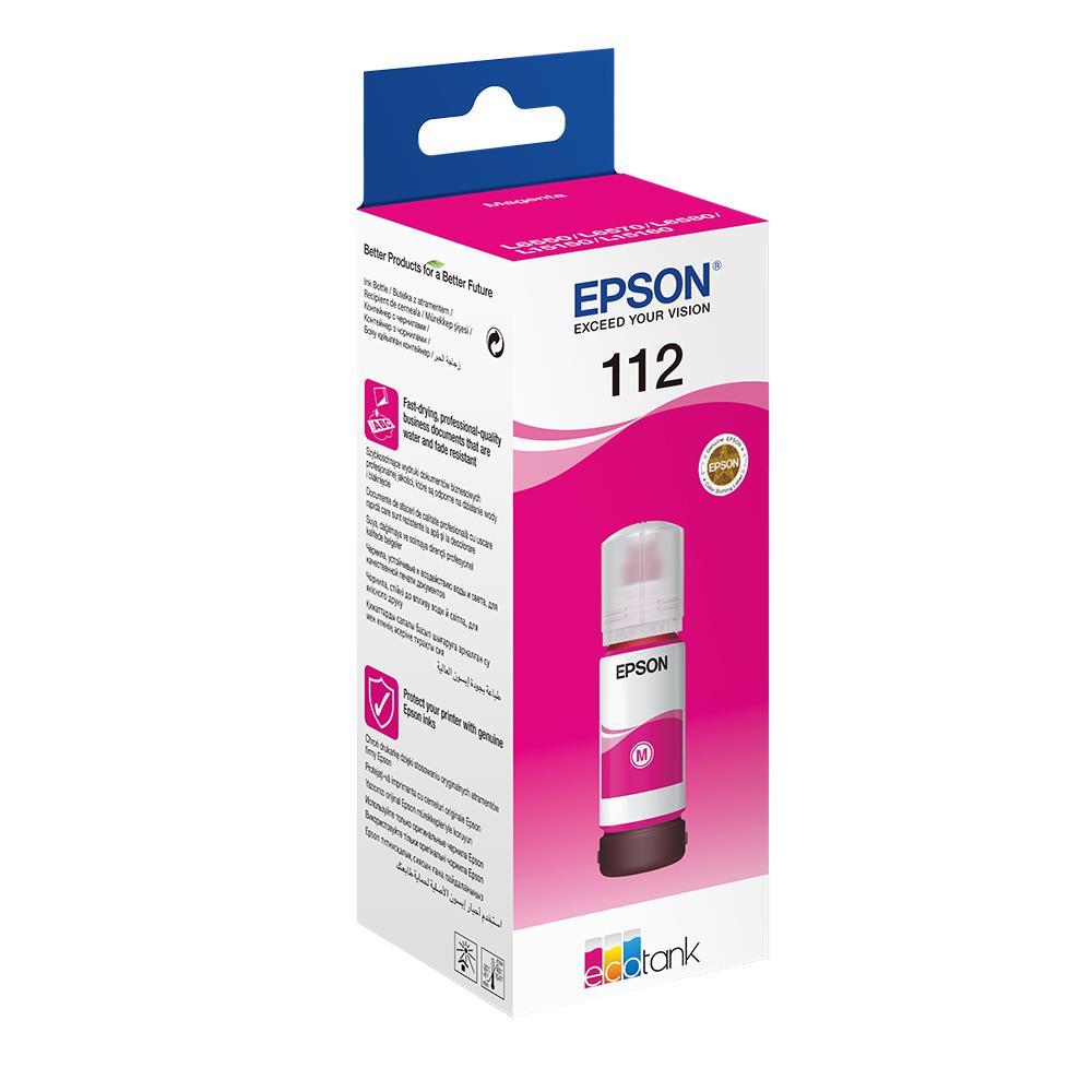 خرطوشة الحبر الأحمر Epson T112 (c13t06c34a) Ecotank L15150-l15160