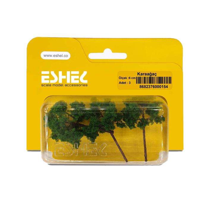 Eshel موديل ايشيل علم 3 قطع 6 سم