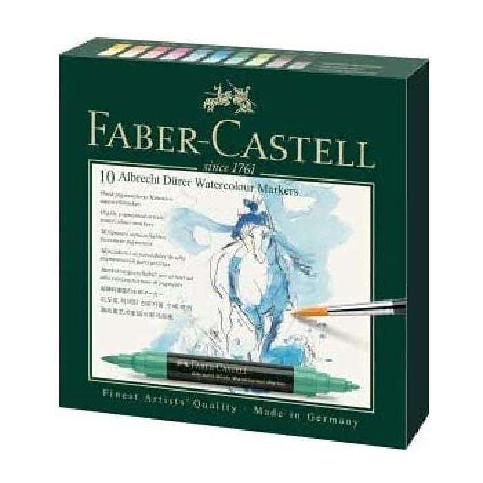 Faber Castell مجموعة فابر كاستل ألبرت دورر مكونة من 10 أقلام ألوان مائية N16031