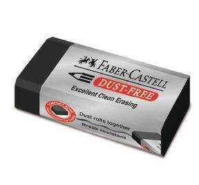Faber Castell ممحاة فابر كاستل خالية من الغبار حجم صغير أسود N:5130187171