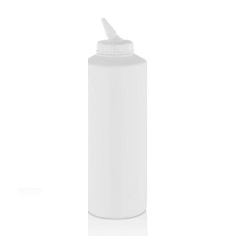GastroPlast جاستروبلاست Gps-1000 كوب صلصة برأس قابل للتعديل، 1000 مل، أبيض