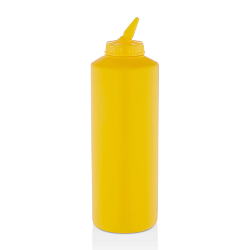 GastroPlast جاستروبلاست Gps-1000 كوب صلصة برأس قابل للتعديل، 1000 مل، أصفر