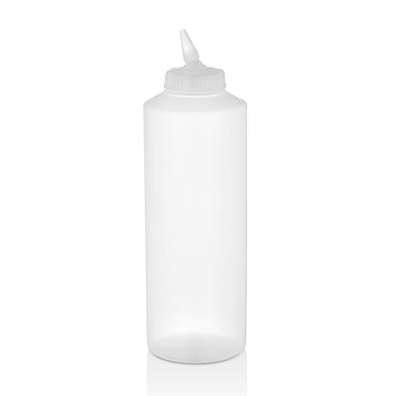GastroPlast جاستروبلاست Gps-1000 كوب صلصة برأس قابل للتعديل، 1000 مل، شفاف