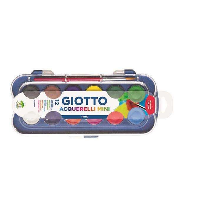 Giotto مجموعة ألوان مائية من جيوتو مكونة من 12 قطعة