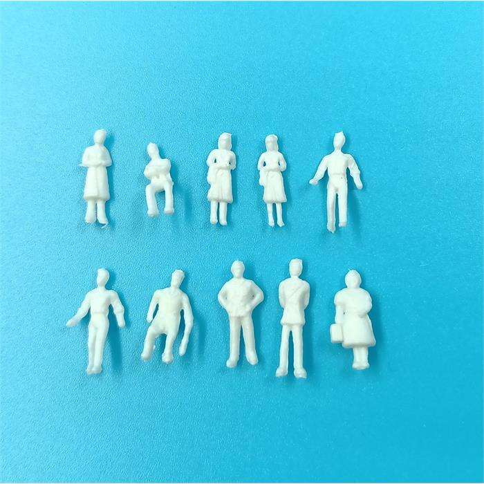 Jordania Gvn Art Model 1:150 مقياس الشكل البشري غير المطلي 10 قطع N:p150-11w