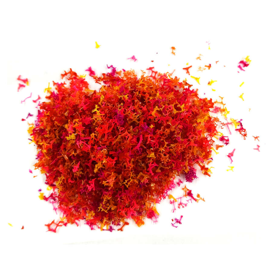 Gvn Art Model Flock Powder Grass مختلط الألوان