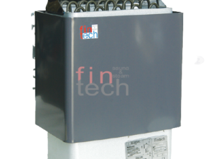 FINTECH موقد ساونا Fintech Club 3 كيلو وات رمادي 2-4 متر مكعب مع لوحة تحكم خارجية