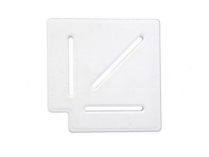 POOLLINE قطعة زاوية لحوض السباحة 30 سم 90 درجة، قطعة زاوية جانبية لحوض السباحة