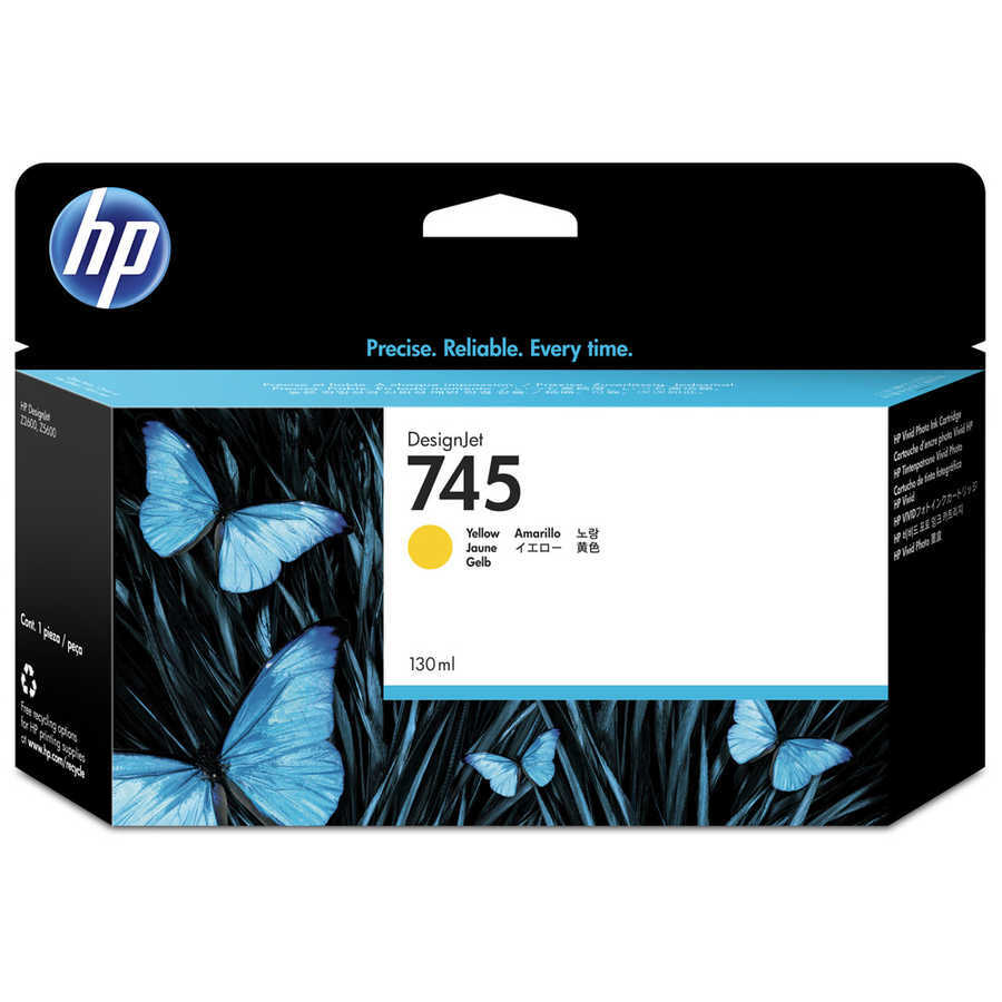 Hp 745 Sarı Orjinal Kartuş F9j96a