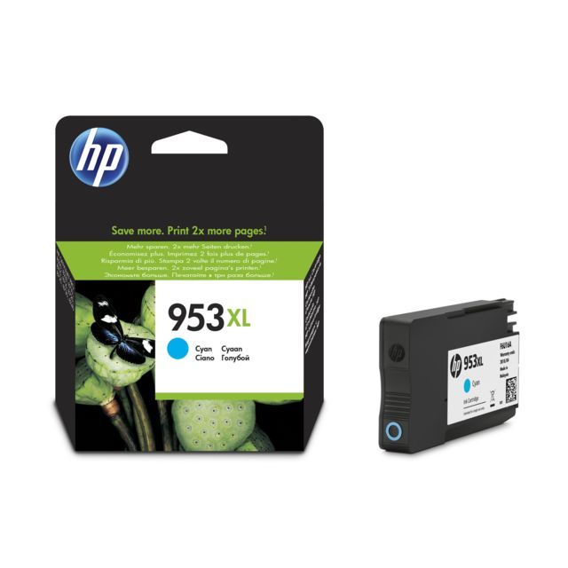 خرطوشة حبر HP 953xl زرقاء أصلية عالية السعة