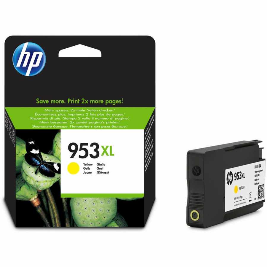 خرطوشة حبر HP 953xl أصلية صفراء عالية السعة