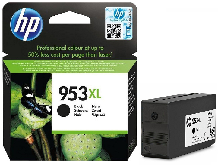 خرطوشة حبر HP 953xl (l0s70ae) أصلية سوداء عالية السعة