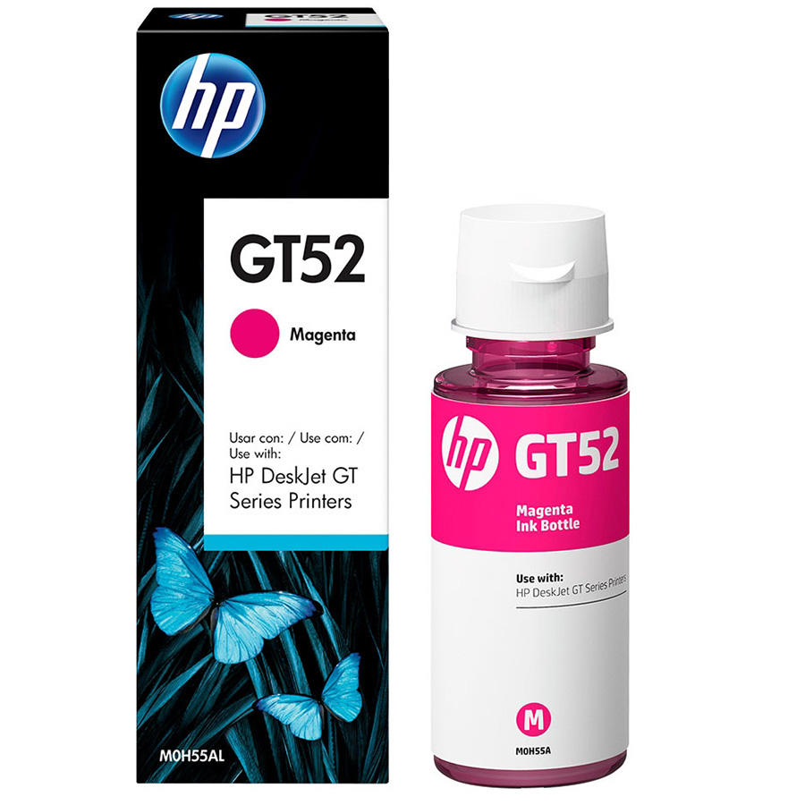 HP GT52 (m0h55ae) حبر زجاجة أحمر