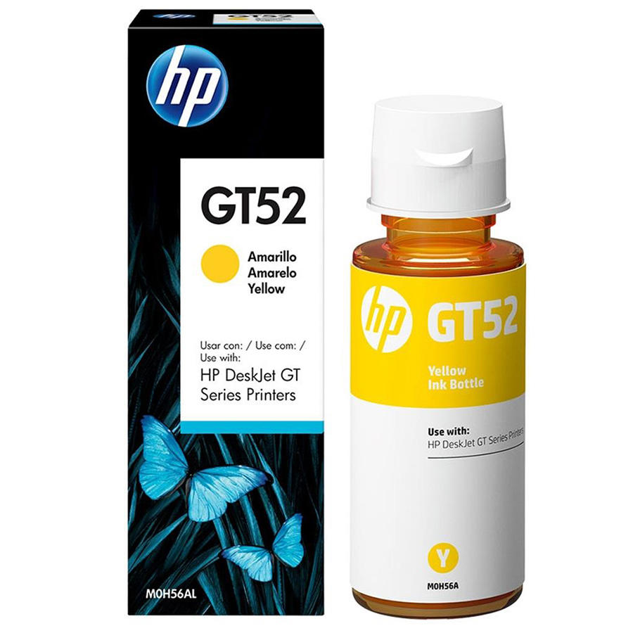HP GT52 (m0h56ae) حبر زجاجة أصفر