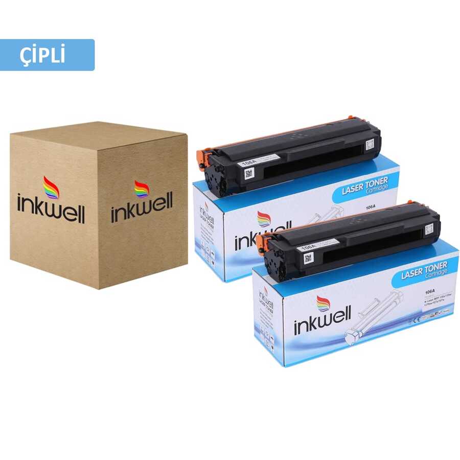 HP Laserjet 107a Chip Equivalent Toner 106a - علبة واحدة 20 قطعة