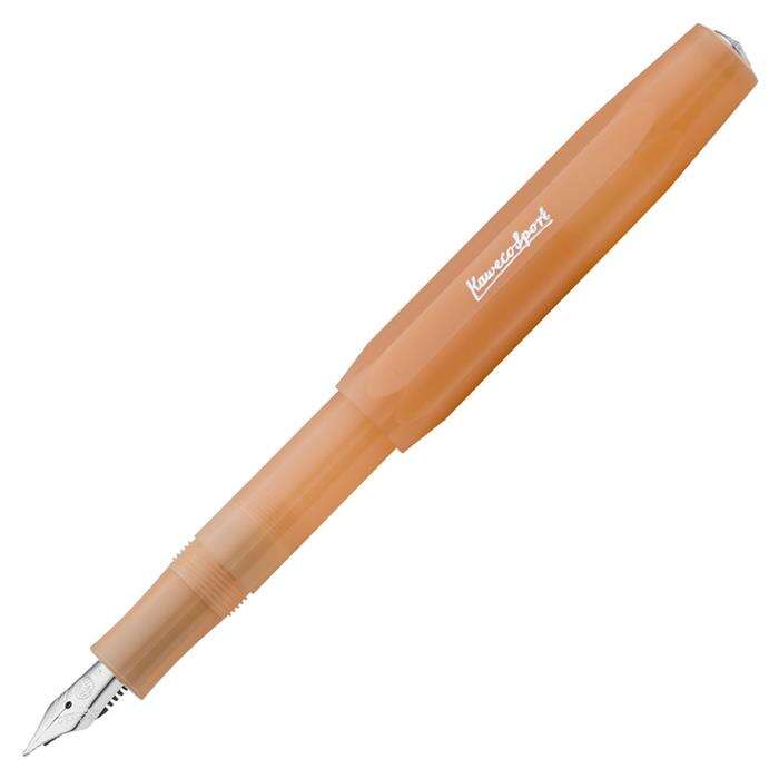 Kaweco قلم حبر رياضي فروستيد من كاويكو، لون خوخي M، بنك الاستثمار القومي
