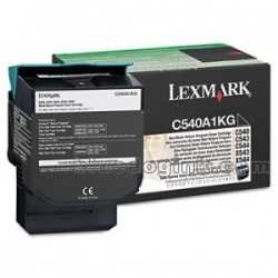 Lexmark C540-c543 (c540a1kg) الحبر الأسود الأصلي
