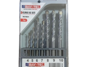 Bay-Tec طقم لقم حفر ماسي 7 قطع لقمة حفر خرسانة