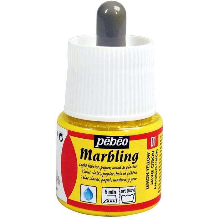 Pebeo بيبيو طلاء رخامي 45 مل أصفر ليموني رقم 1