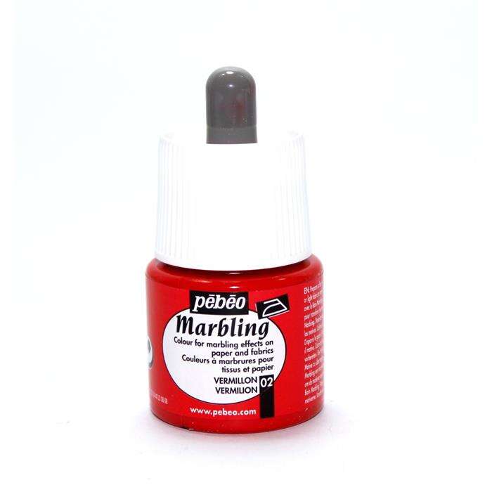 Pebeo بيبيو طلاء رخامي 45 مل قرمزي رقم 2