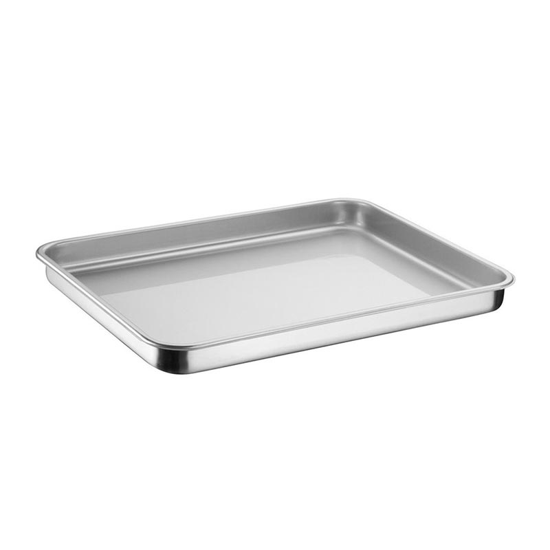 Öztiryakiler صينية مطبوعة بالضغط من أوزتيرياكيلر بدون غطاء ومقبض، 45x60x5 سم