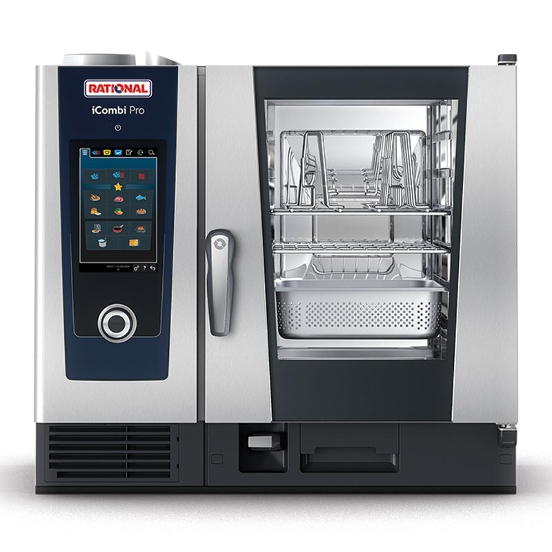 فرن Rational Icombi Pro 6-1/1/جم، سعة 6×1/1 جيجا، غاز